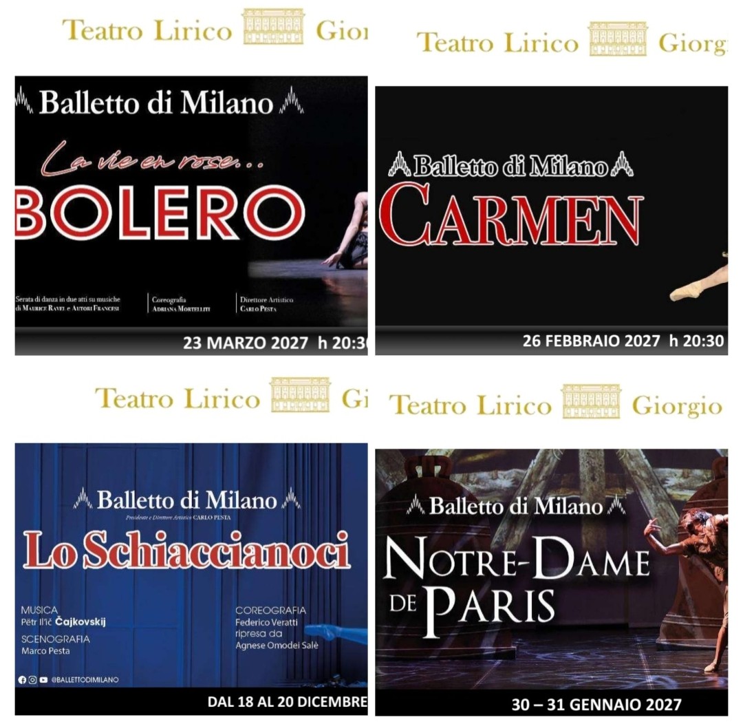 Teatro Nazionale e Lirico! Stagione 2026/2027