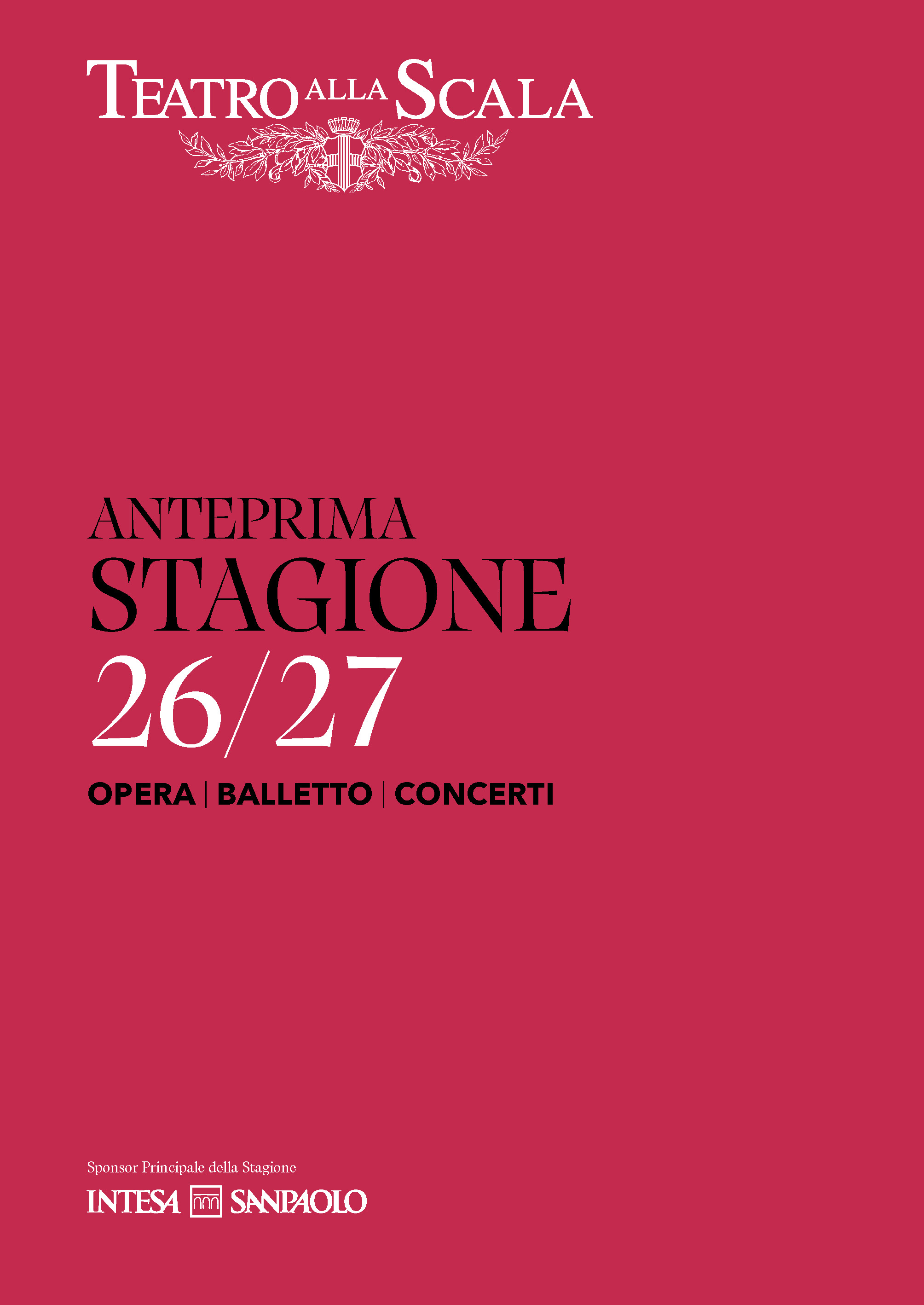 Teatro Alla Scala - Stagione 26/27